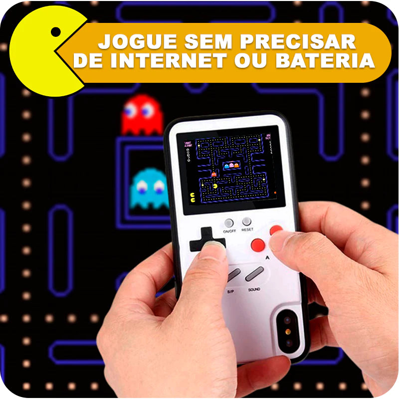 Capa de iPhone GameCase Retrô ORIGINAL com MAIS DE 30 JOGOS nostálgico –  Ideia Shopping
